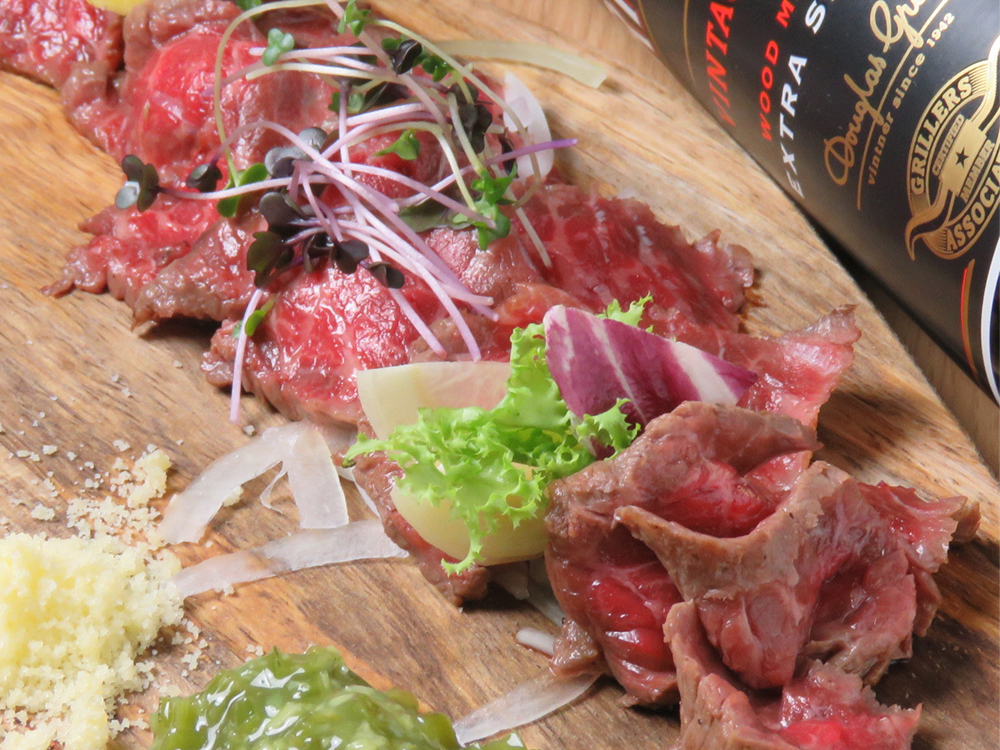 仙台牛の極上レアテキ